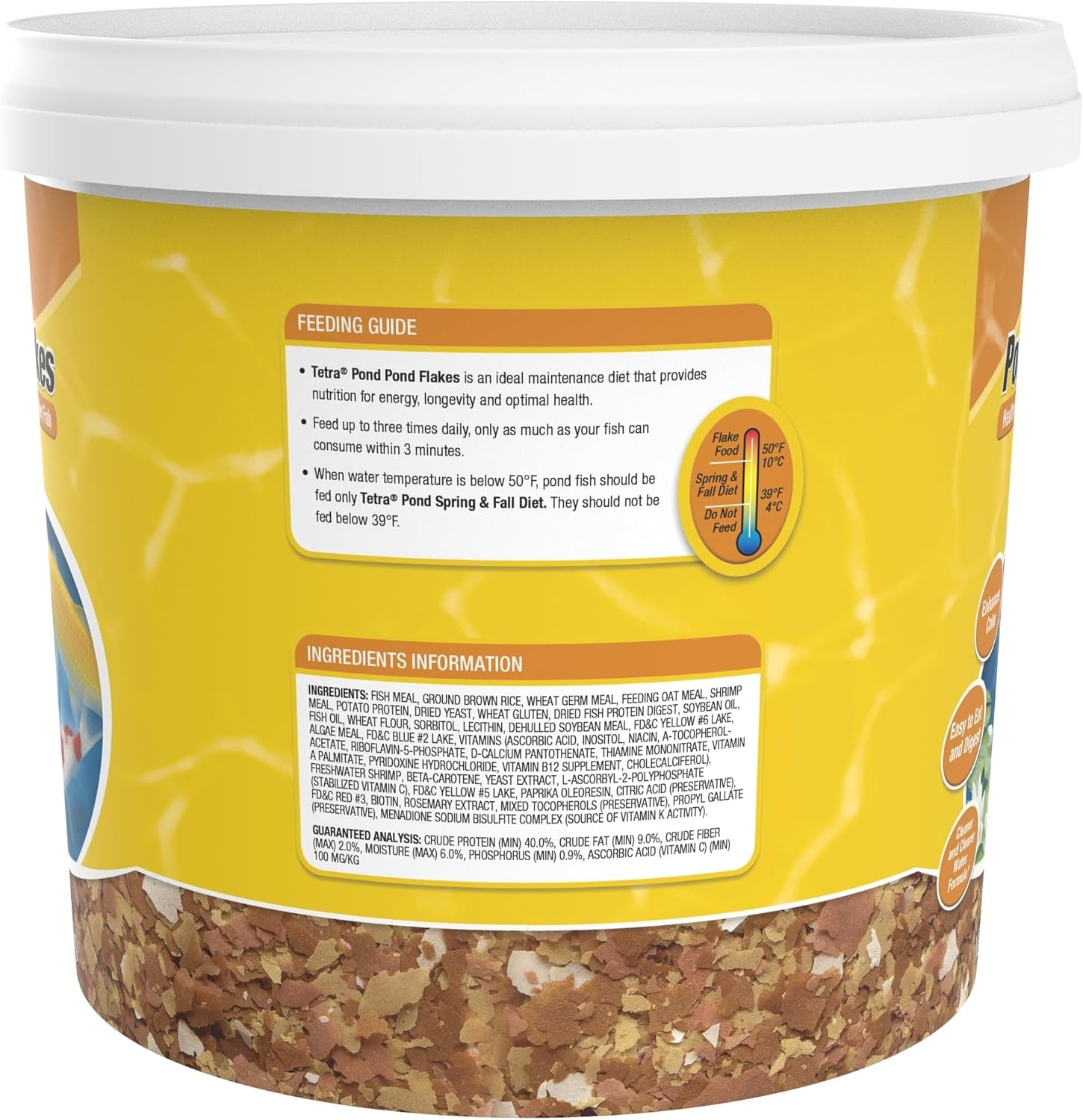 image:imageTetraPond Pond Flakes Complete Nutrition for Smaller Pond Fish Fish Food for Goldfish and Koi Fish 635 OuncesOriginal
