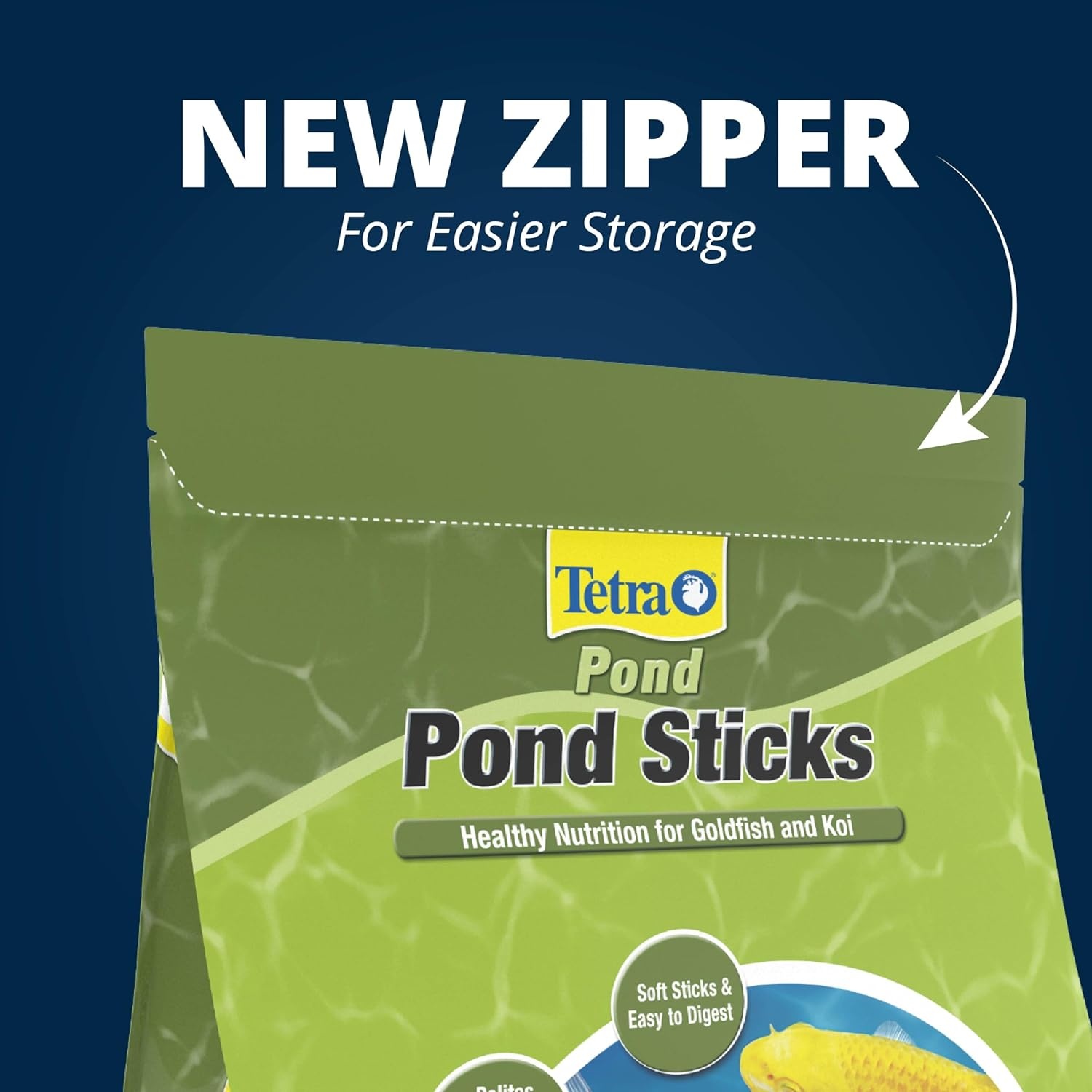 image:imageTetraPond Pond Sticks Pond Fish Food for Goldfish and Koi 172 PoundsFish