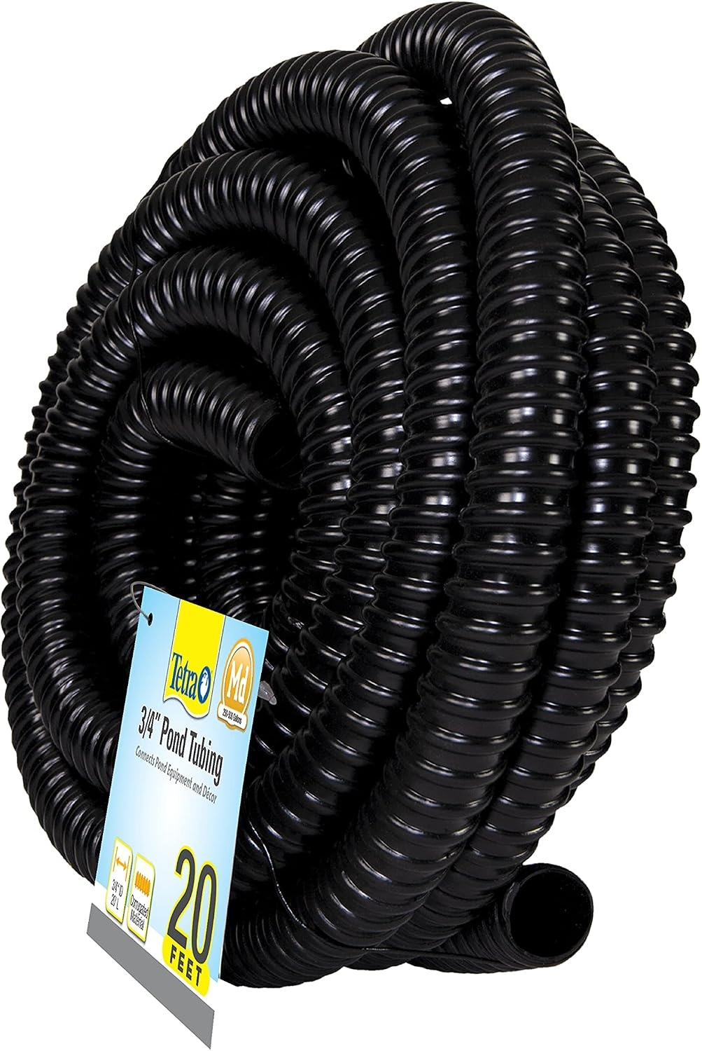 image:imageTetraPond Pond Tubing 34 Inch Diameter 20 Feet Long Connects Pond Components