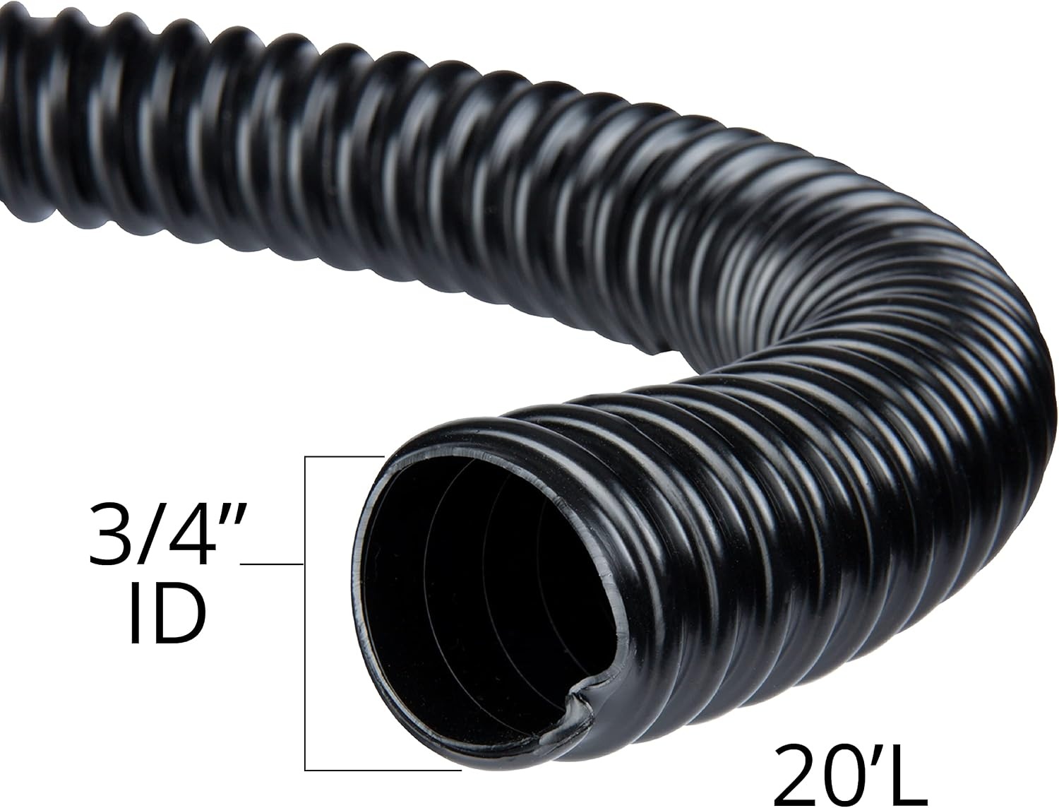 image:imageTetraPond Pond Tubing 34 Inch Diameter 20 Feet Long Connects Pond Components