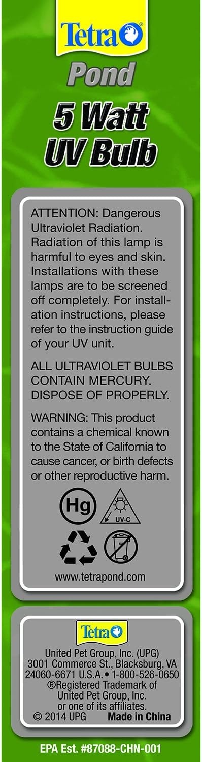 image:imageTetraPond Replacement Bulb for UV Clarifier 5Watt