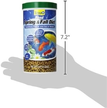 image:imageTetraPond Spring And Fall Diet 308 Pounds Pond Fish Food For Goldfish And Koi 7 L705 Ounce Pack of 1