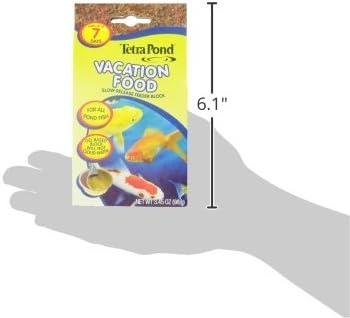 image:imageTetraPond Vacation Food Slow Release Feeder Block 345 Ounce 16477345 Ounce Pack of 1