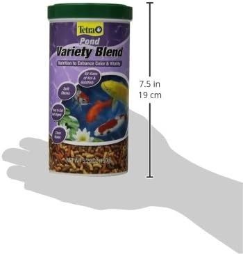 image:imageTetraPond Variety Blend Pond Fish Food for Goldfish and Koi Yellow 225 Pound Pack of 1529 Ounce Pack of 1