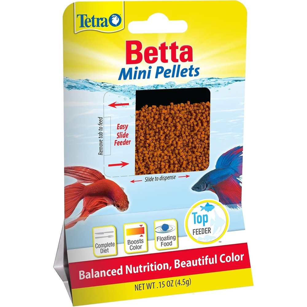 image:imageTetra Betta Small Pellets 102 Ounce Complete Nutrition Plus Color BoostMini Pellets