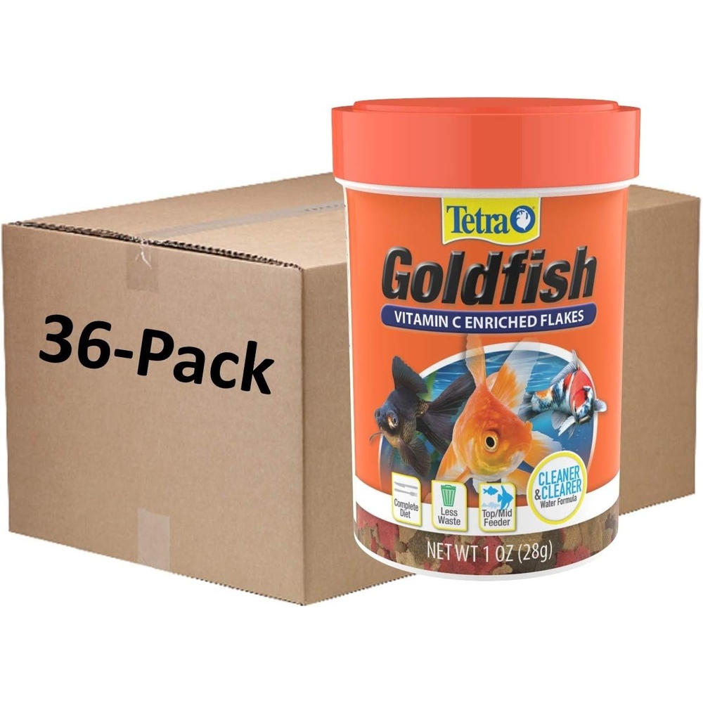 image:imageTetra Goldfish Variety Pellets Balanced Diet 187 Ounce1 Ounce Pack of 36