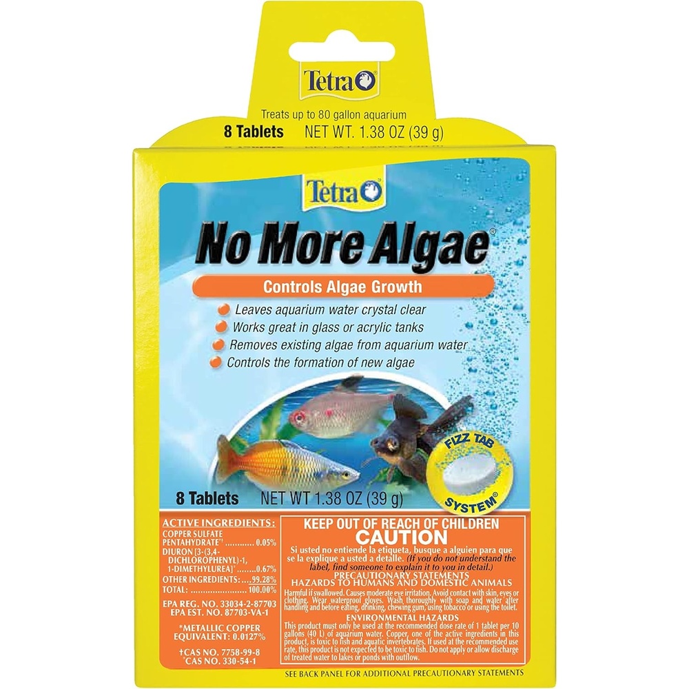 image:imageTetra No More Algae Tablets 8 tablets Controls Algae in Aquariums