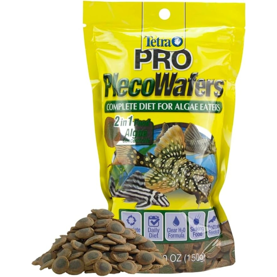 image:imageTetra PlecoWafers 86 Grams Nutritionally Balanced Fish Food For Algae Eaters 303 Ounce Pack of 1529 Ounce Pack of 1