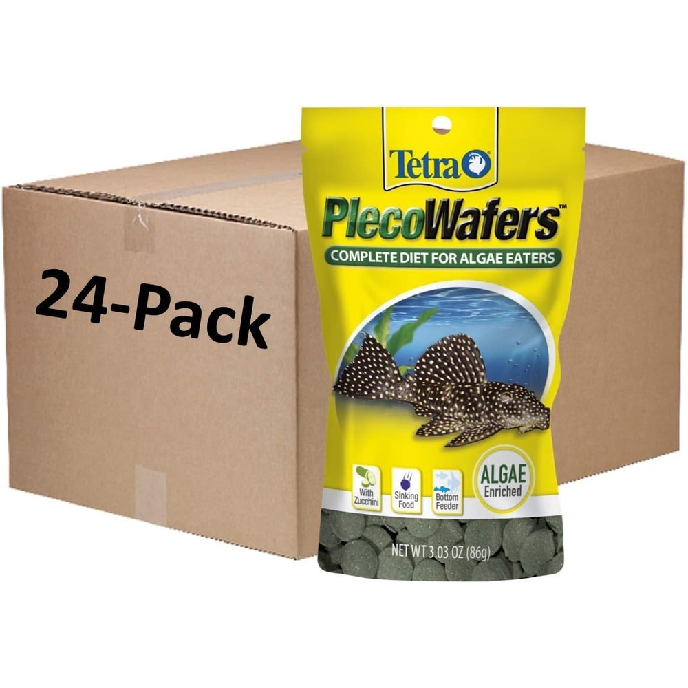 image:imageTetra PlecoWafers Nutritionally Balanced Fish Food For Algae Eaters 303 OZ Pack of 24