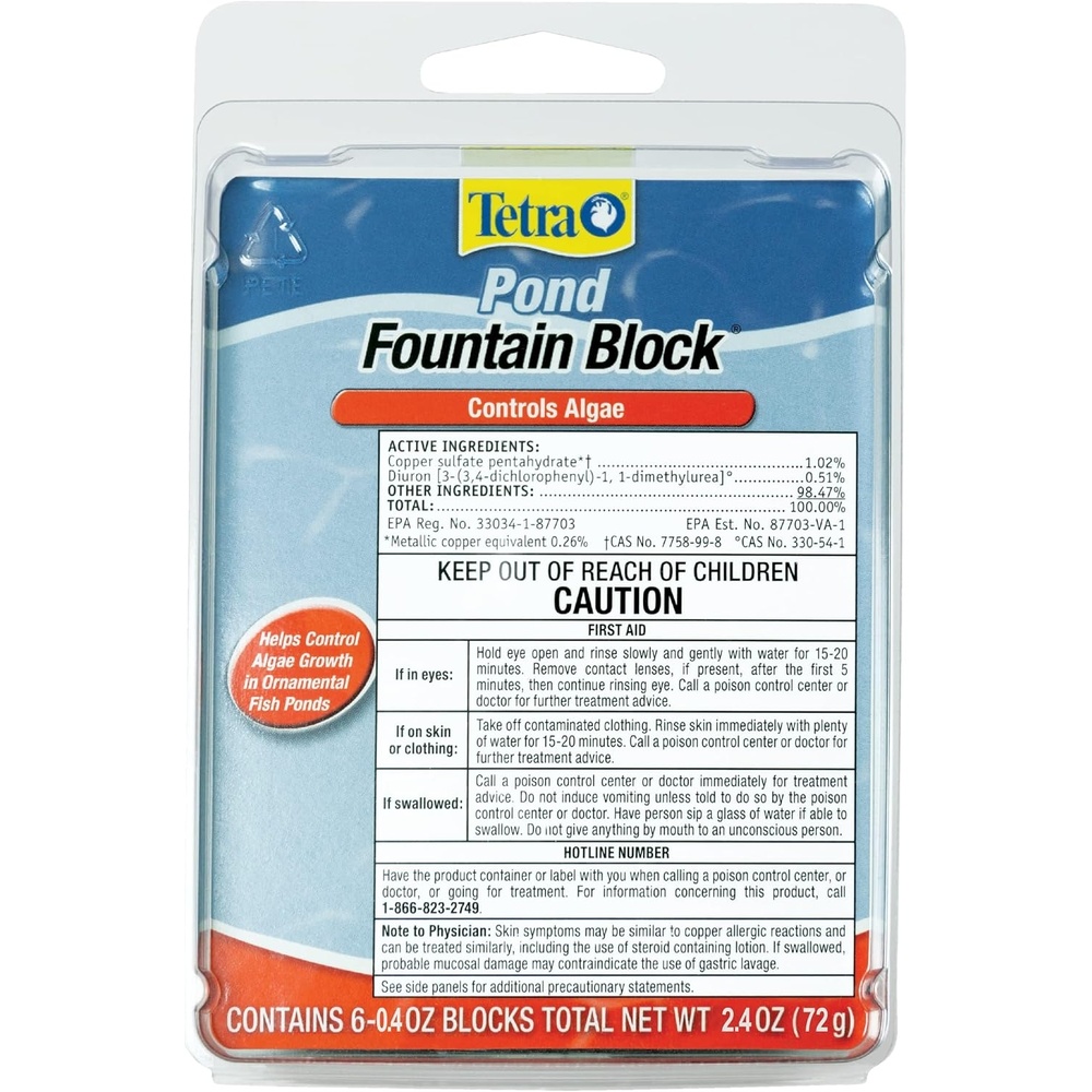 image:imageTetra Pond Fountain Block 6 Count Controls Algae Growth In Ornamental Fountains6Blocks