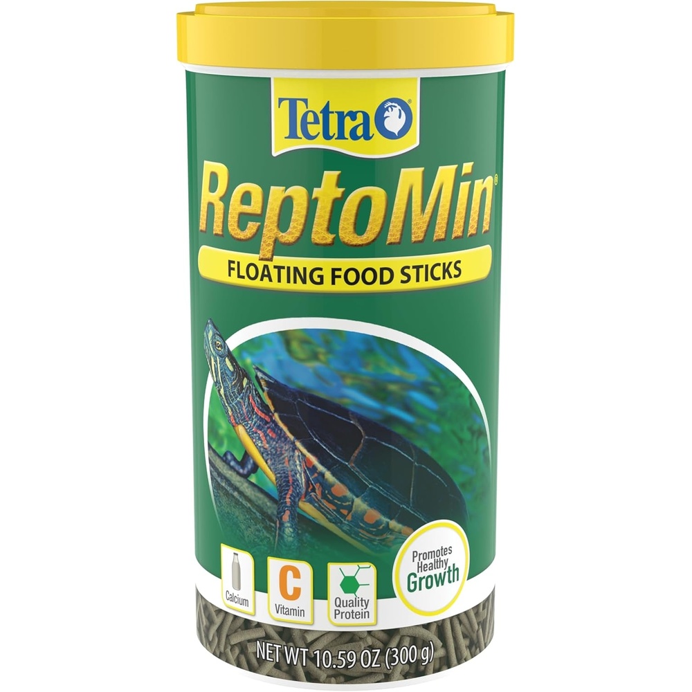 image:imageTetra ReptoMin Floating Food Sticks Food for Aquatic Turtles Newts and Frogs 1059 oz Pack of 11059 Ounce Pack of 1