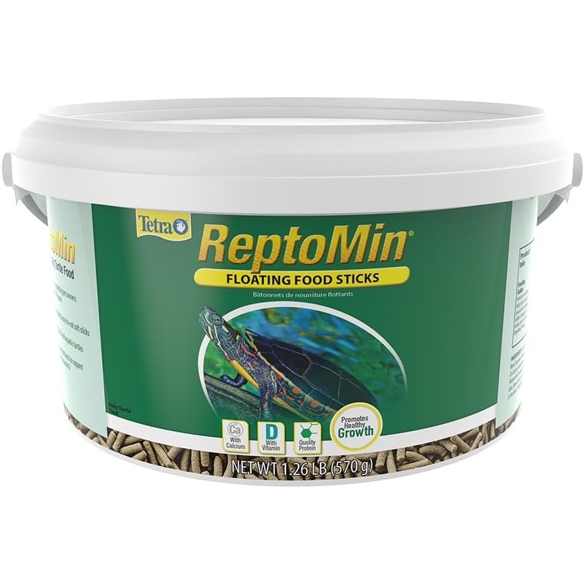 image:imageTetra ReptoMin Floating Food Sticks Food for Aquatic Turtles Newts and Frogs 1059 oz Pack of 1126 Pound Pack of 1