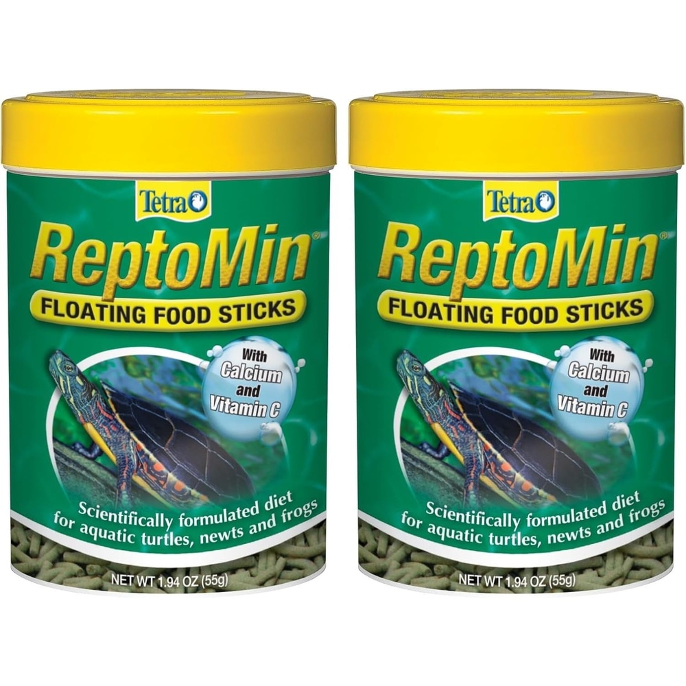 image:imageTetra ReptoMin Floating Food Sticks Food for Aquatic Turtles Newts and Frogs 1059 oz Pack of 1194 Ounce Pack of 2