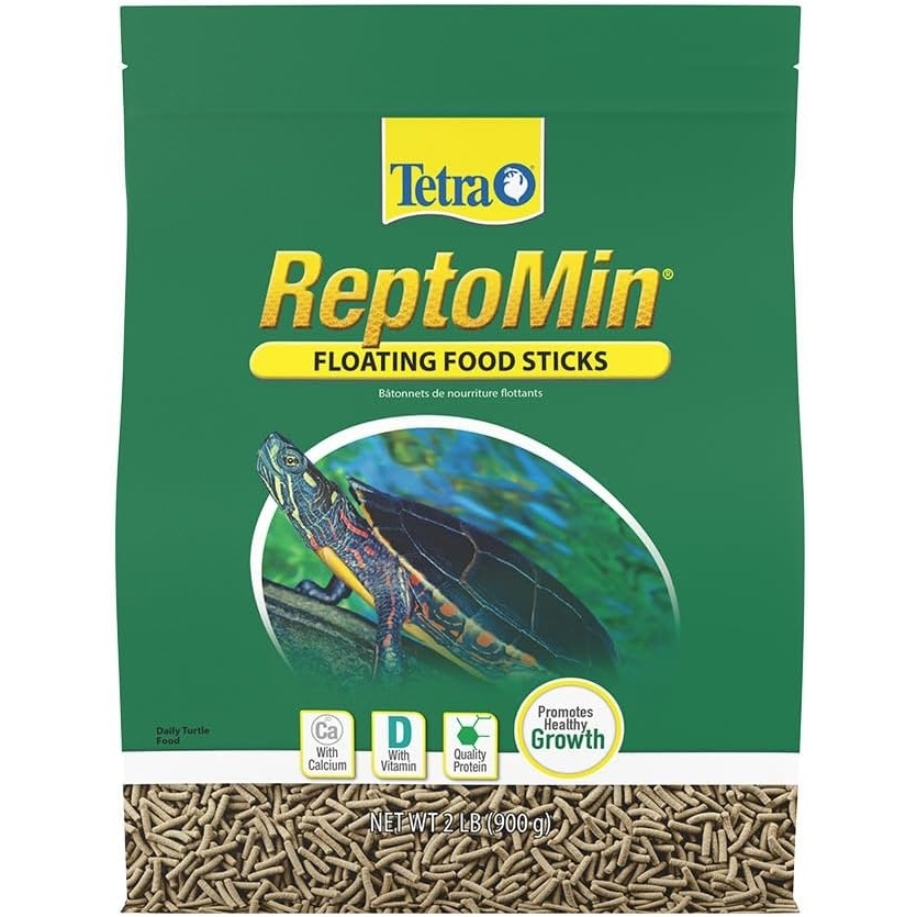 image:imageTetra ReptoMin Floating Food Sticks Food for Aquatic Turtles Newts and Frogs 1059 oz Pack of 12 Pound Pack of 1