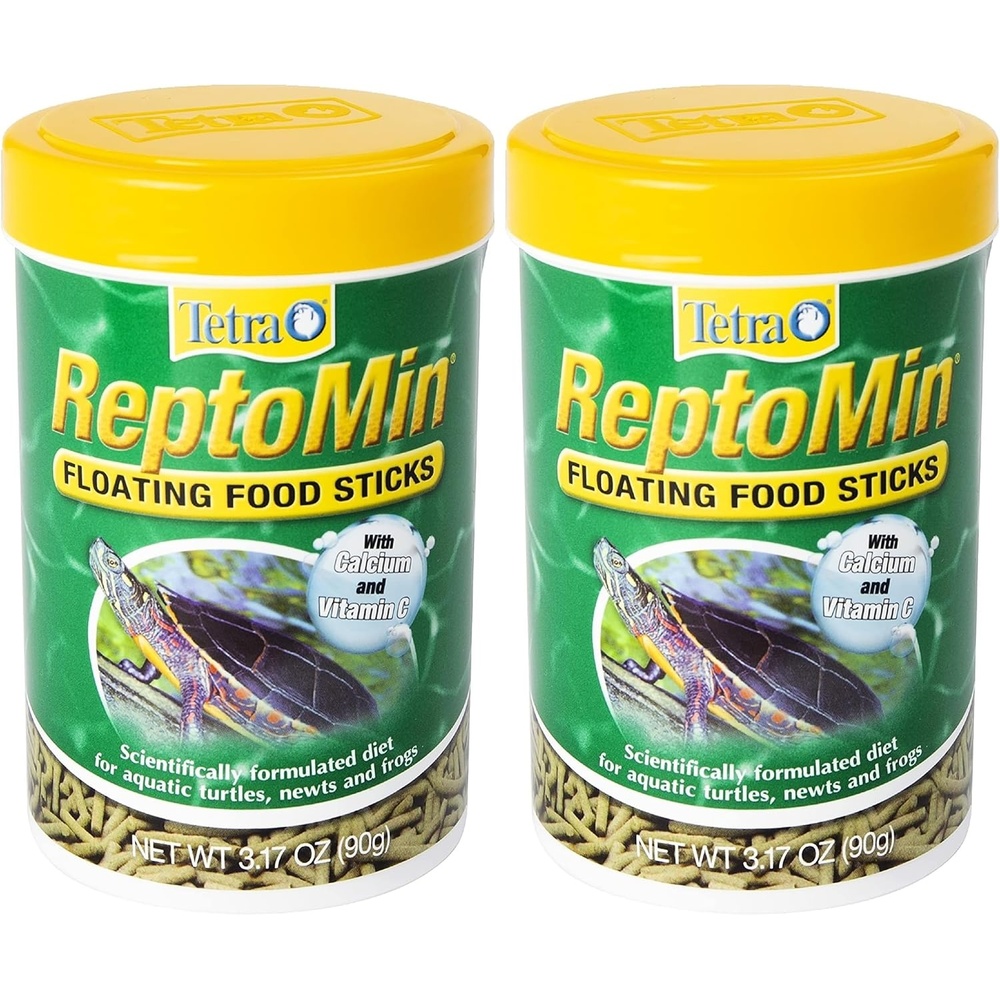 image:imageTetra ReptoMin Floating Food Sticks Food for Aquatic Turtles Newts and Frogs 1059 oz Pack of 1317 Ounce Pack of 2