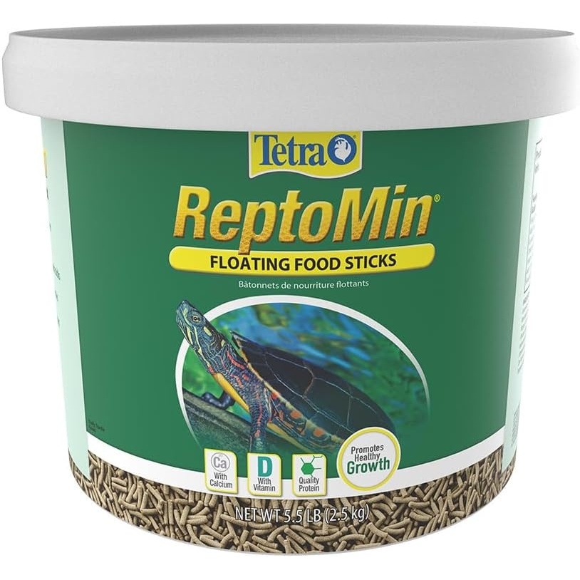 image:imageTetra ReptoMin Floating Food Sticks Food for Aquatic Turtles Newts and Frogs 1059 oz Pack of 155 Pound Pack of 1