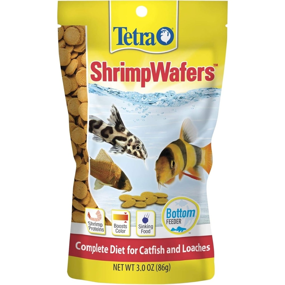 image:imageTetra ShrimpWafers Complete Diet for Catfish and Loaches 3 Ounce3 Ounce Pack of 1