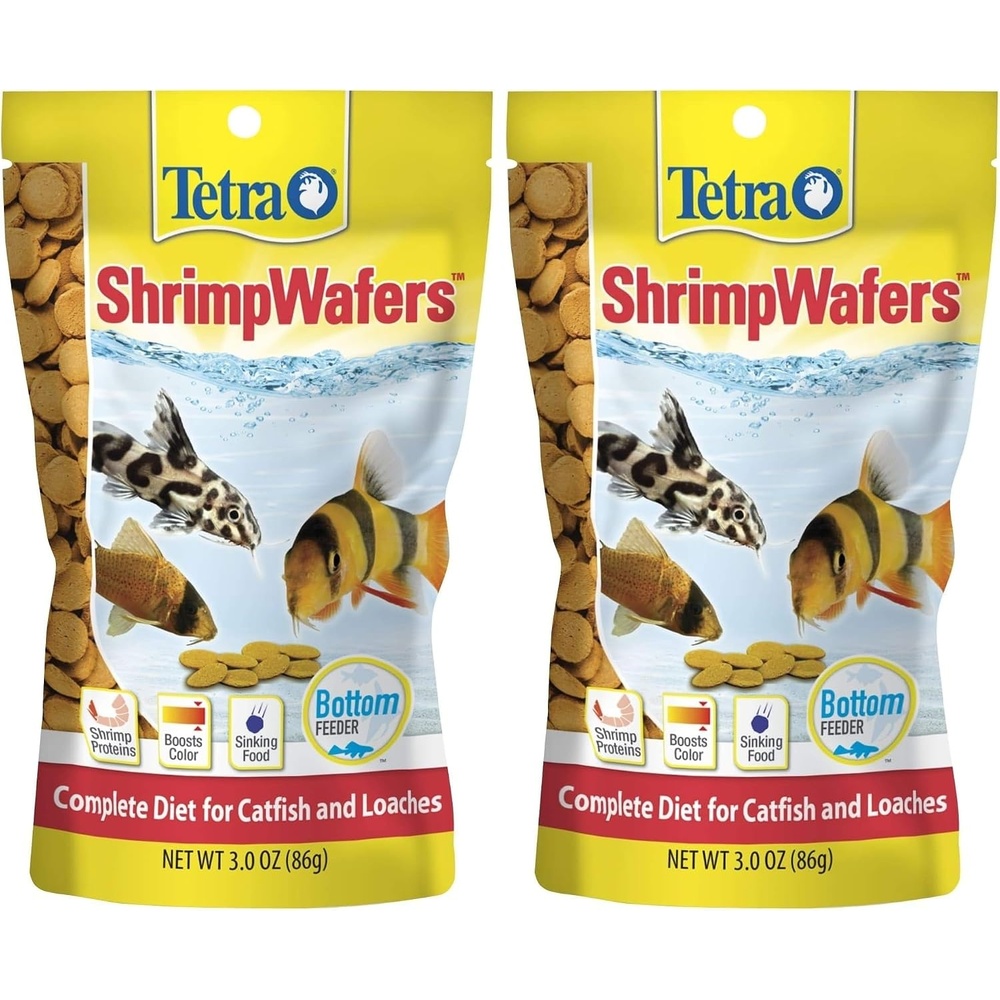 image:imageTetra ShrimpWafers Complete Diet for Catfish and Loaches 3 Ounce3 Ounce Pack of 2