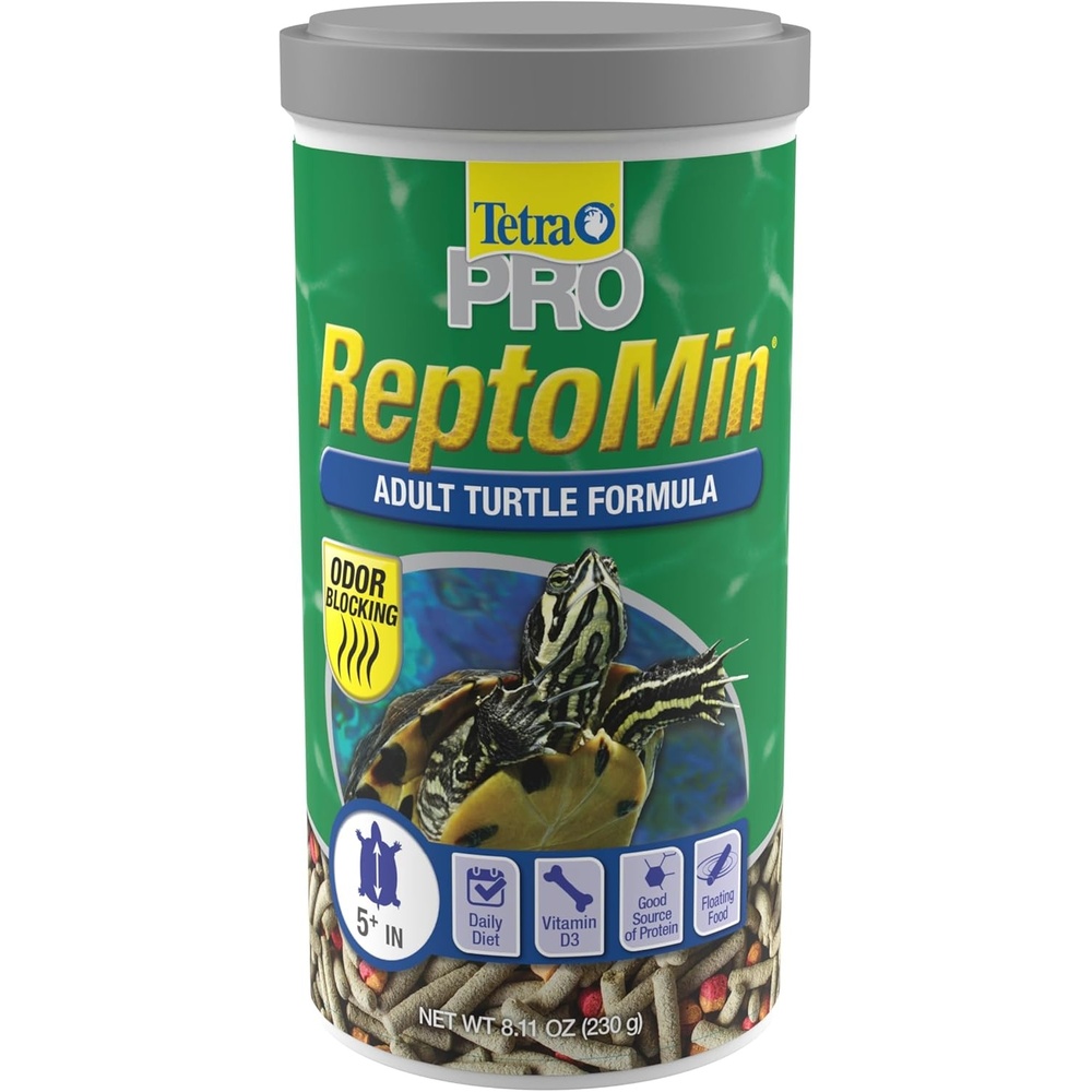 image:imageTetra TetraFauna PRO ReptoMin Pro Sticks Adult Turtle Formula Daily Diet for Aquatic Turtles 811 ozAdult Turtle