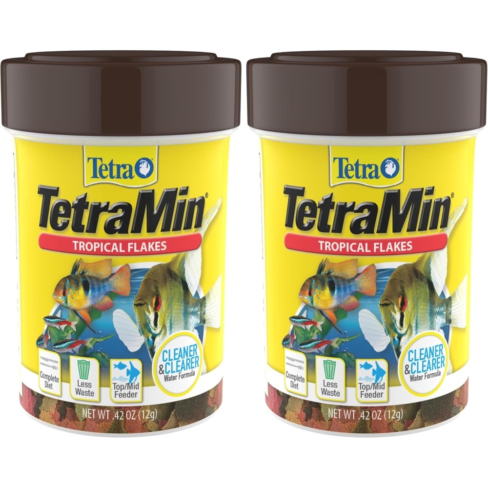 image:imageTetra TetraMin Tropical Flakes 452 Pounds Nutritionally Balanced Diet For Aquarium Fish042 Ounce Pack of 2
