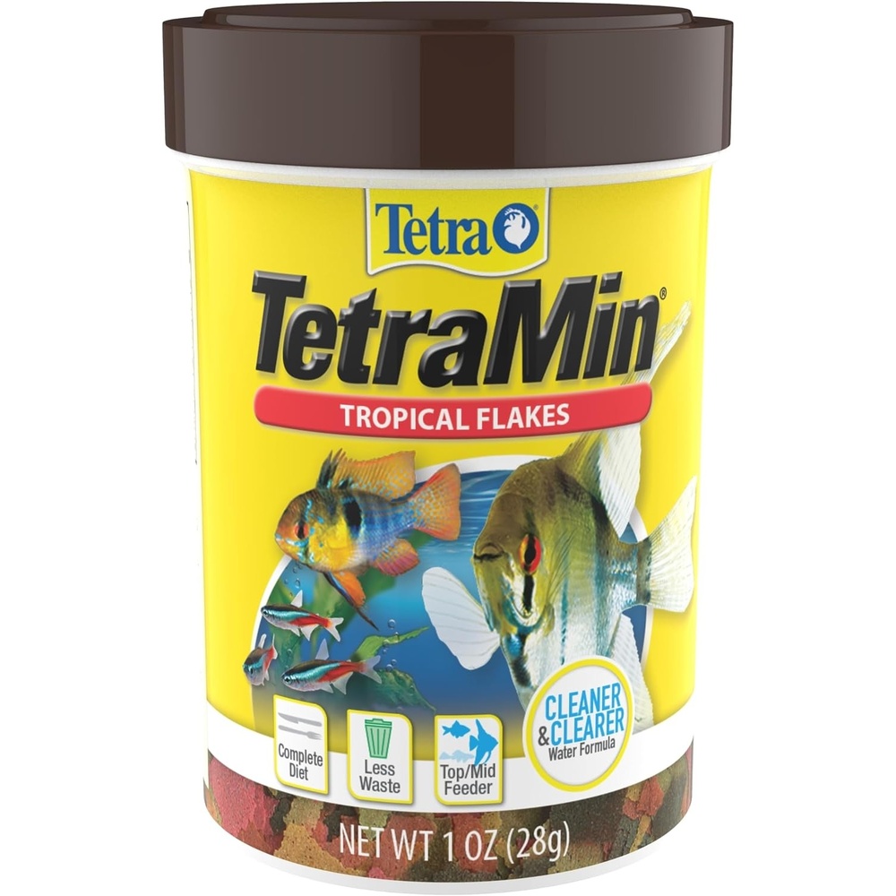 image:imageTetra TetraMin Tropical Flakes 452 Pounds Nutritionally Balanced Diet For Aquarium Fish1 Ounce Pack of 1