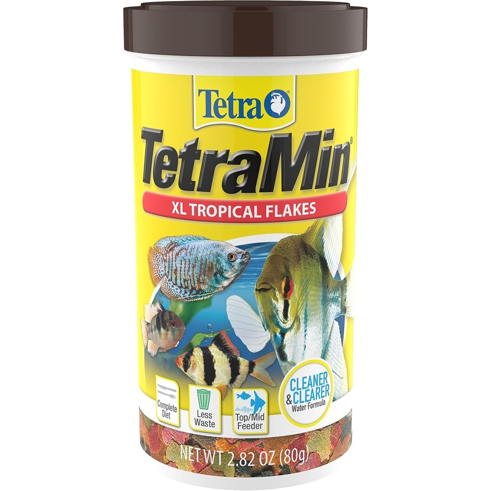 image:imageTetra TetraMin XL Tropical Flakes 282 Ounces Large Flakes Nutritionally Balanced Fish Food Tetra TetraMin Large Tropical Fish Flake Food 282 oz282 Ounce Pack of 1