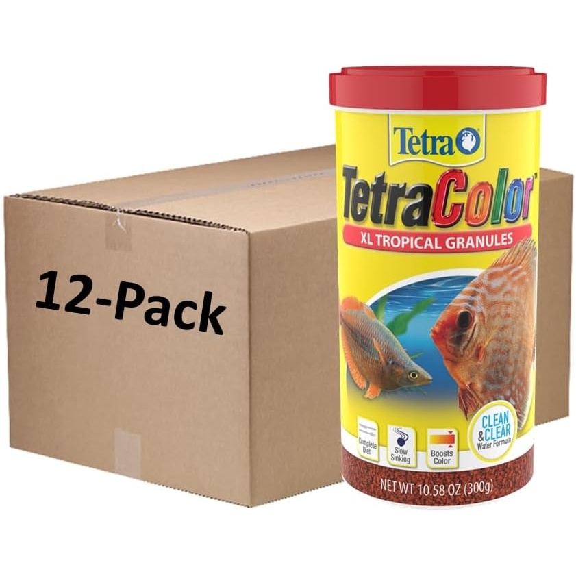 image:imageTetraColor XL Tropical Granules with Natural Color Enhancer 1058 Oz1058 Ounce Pack of 12