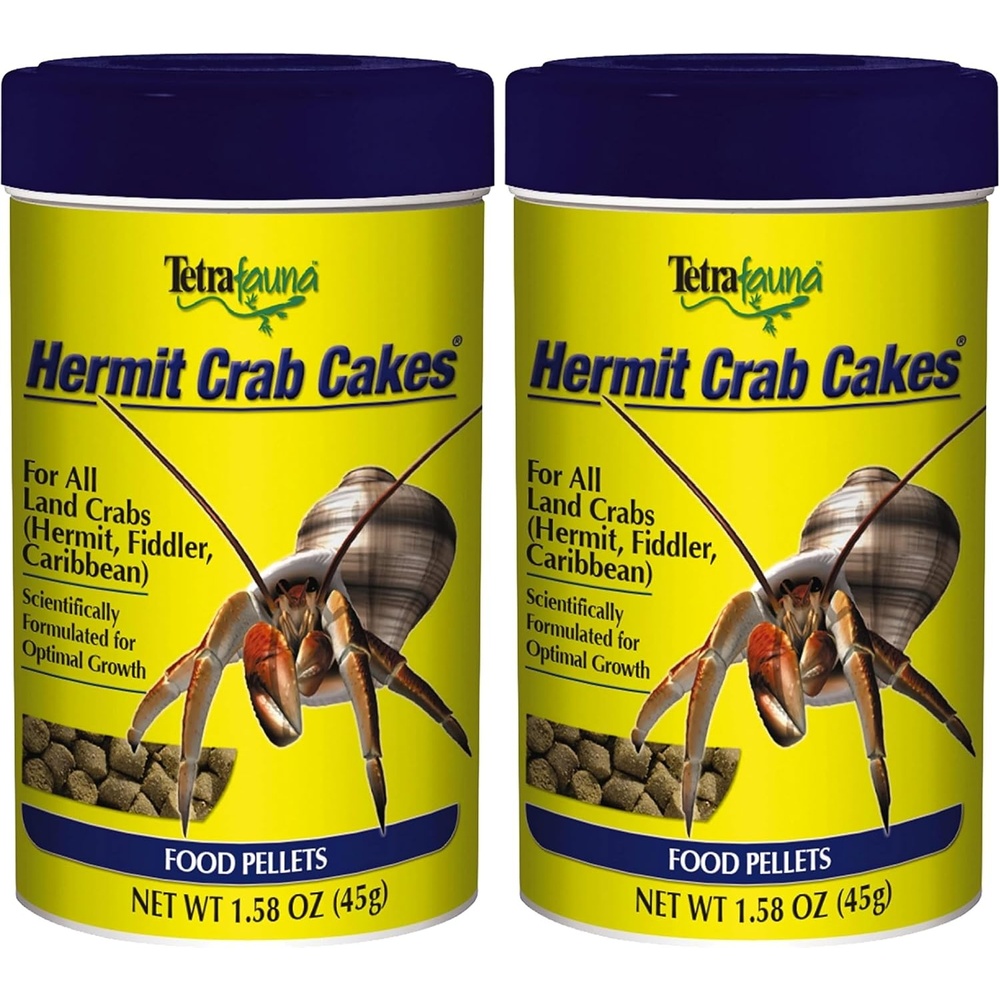 image:imageTetraFauna Hermit Crab Cakes 158 Ounces Food Pellets For All Land Crabs 100ml 16976158 Ounce Pack of 2
