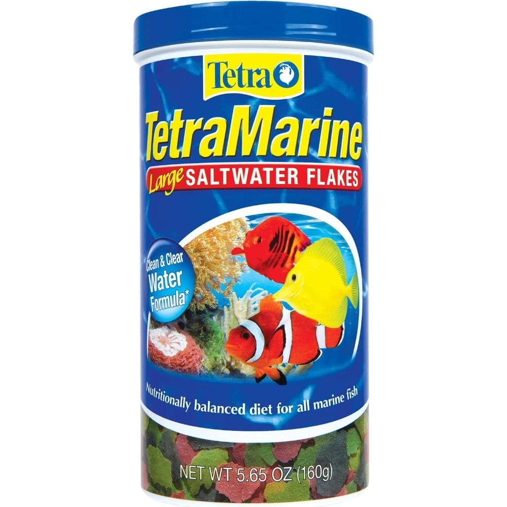 image:imageTetraMarine Large Saltwater Flakes Nutritionally Balanced Fish Food for Saltwater Fish 565 oz565 Ounce Pack of 1