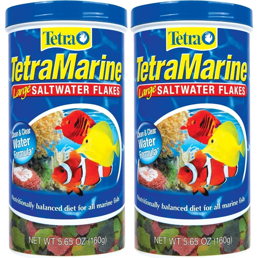 image:imageTetraMarine Large Saltwater Flakes Nutritionally Balanced Fish Food for Saltwater Fish 565 oz565 Ounce Pack of 2