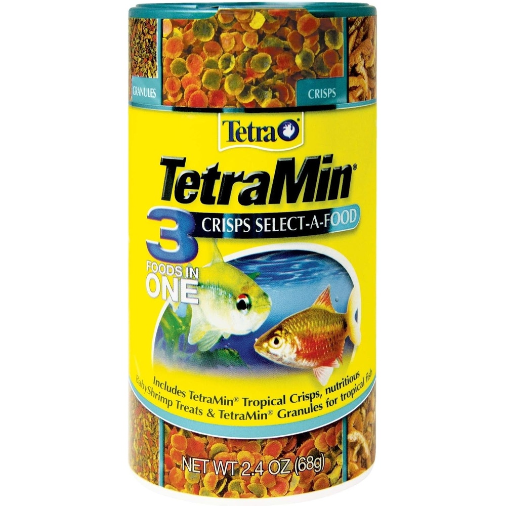 image:imageTetraMin Crisps SelectAFood 24 Ounces Fish Food Variety Pack 7703724 Ounce Pack of 1