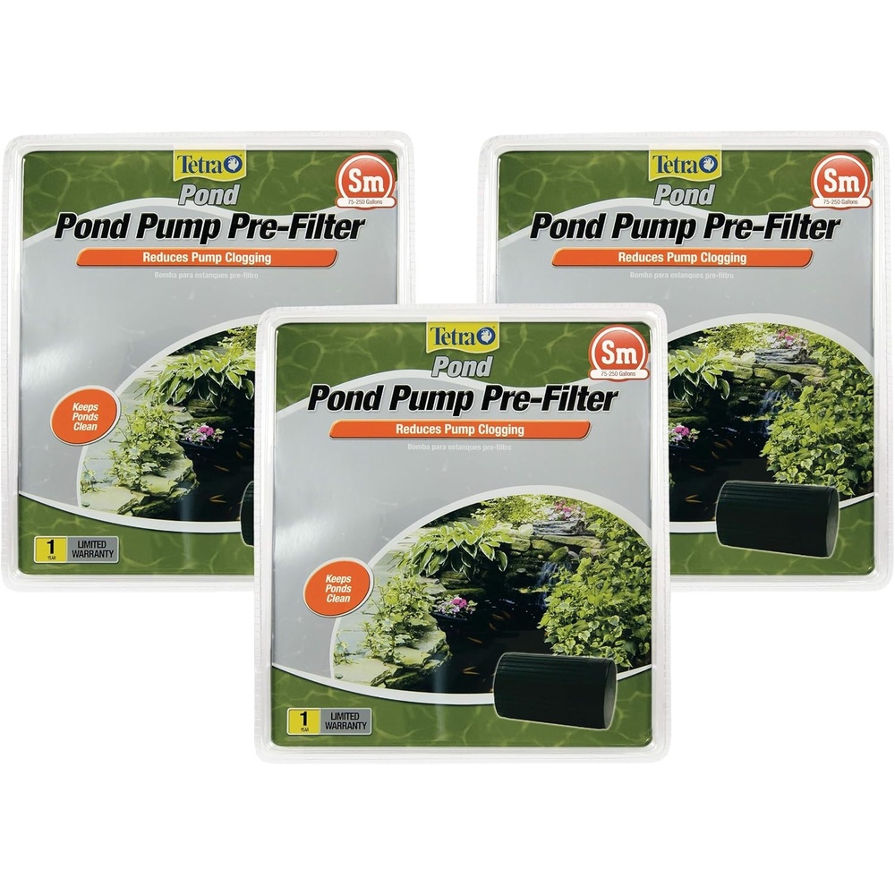 image:imageTetraPond Cylinder Prefilter for Water Garden Pumps6 IN Pack of 3