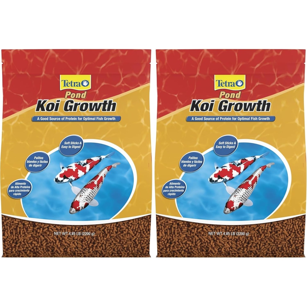 image:imageTetraPond Koi Growth 485 Pounds Soft Sticks Pond Fish Food485 Pound Pack of 2