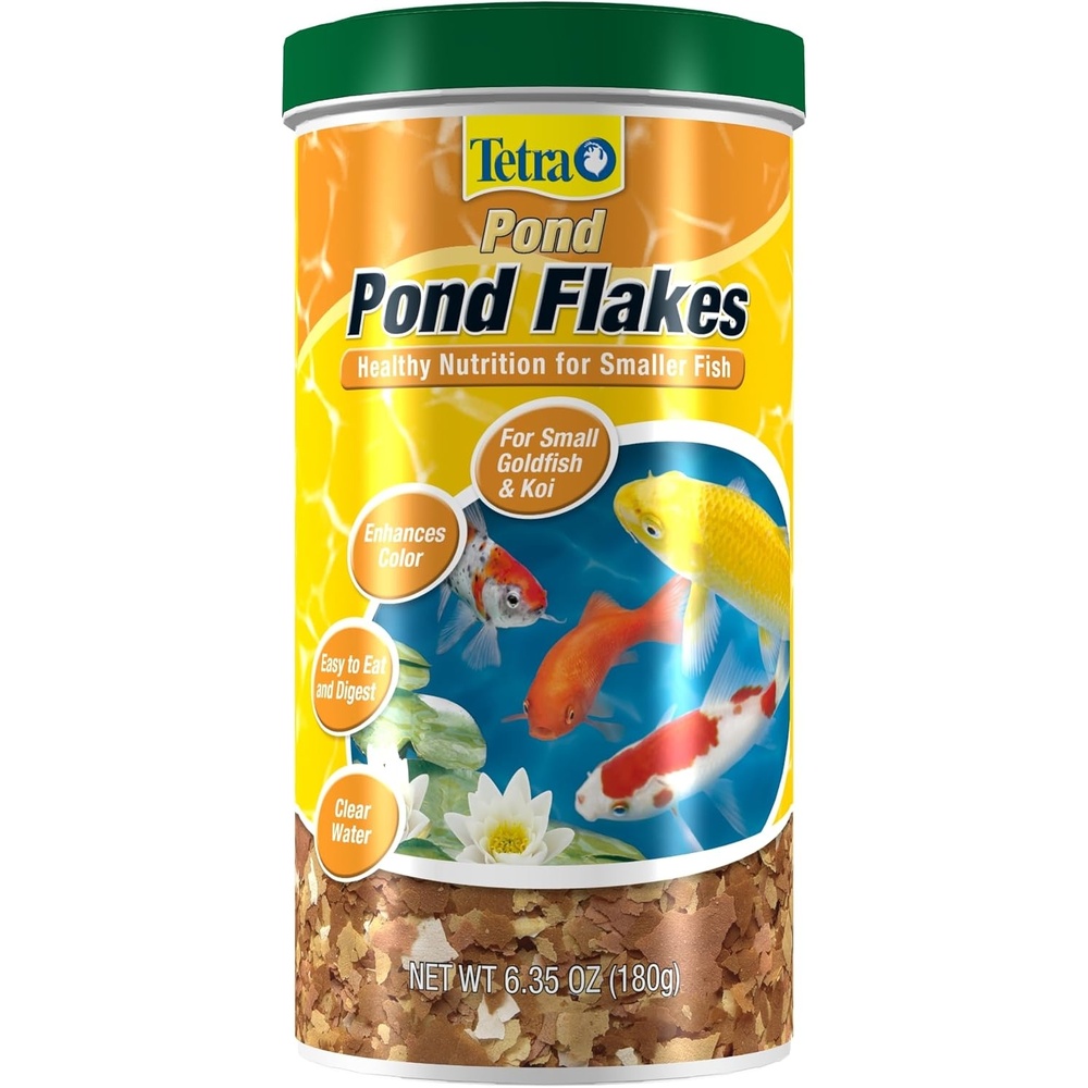 image:imageTetraPond Pond Flakes Complete Nutrition for Smaller Pond Fish Fish Food for Goldfish and Koi Fish 635 OuncesOriginal