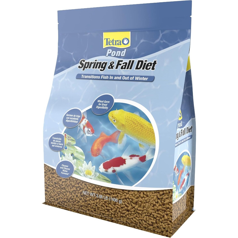 image:imageTetraPond Spring And Fall Diet 308 Pounds Pond Fish Food For Goldfish And Koi 7 L308 Pound Pack of 1