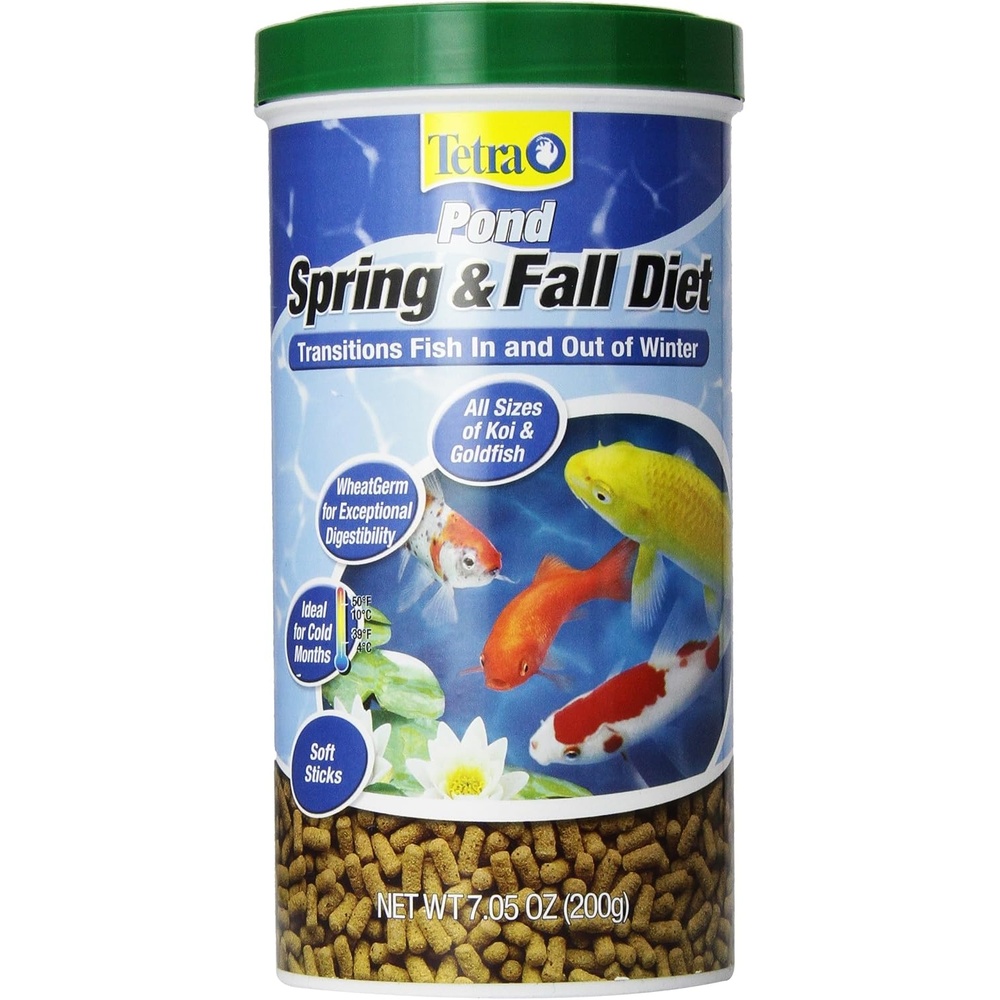 image:imageTetraPond Spring And Fall Diet 308 Pounds Pond Fish Food For Goldfish And Koi 7 L705 Ounce Pack of 1