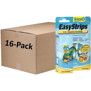 Tetra 1000 Count EasyStrips 6-in-1 Test Strips (Pack of 10)(25 Count (Pack of 16))