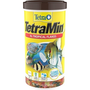 Tetra 16155 Min Large Tropical Flakes For Top/Mid Feeders, 5.65-Ounce