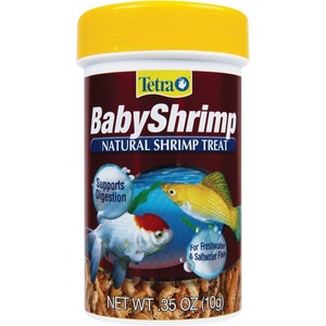 Tetra BabyShrimp 0.35 Ounce, Natural Shrimp Treat For Aquarium Fish (033197)(Fish)