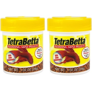 Tetra Betta Small Pellets 1.02 Ounce, Complete Nutrition Plus Color Boost(Small Pellets)