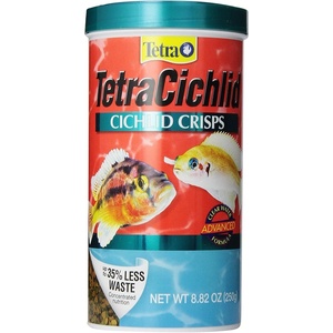Tetra Cichlid Flakes, Nutritionally Balanced Fish Food for All Cichlids, 1.75 Pounds(8.82 Ounce (Pack of 1))