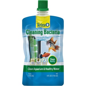 Tetra Cleaning Bacteria 4 Ounces, for A Clean Aquarium and Healthy Water, (Model: 77997)(4 ounces)