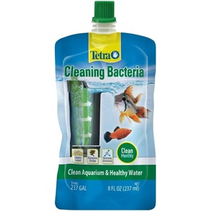 Tetra Cleaning Bacteria 4 Ounces, for A Clean Aquarium and Healthy Water, (Model: 77997)(8 ounces)