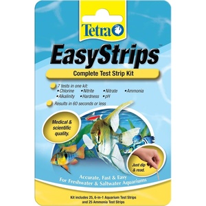 Tetra EasyStrips Complete Aquarium Test Kit, 150 Pack(25-Count)