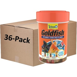 Tetra Goldfish Variety Pellets, Balanced Diet, 1.87 Ounce(0.42 Ounce (Pack of 36))