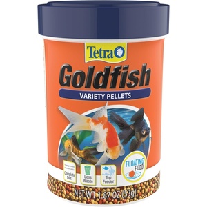 Tetra Goldfish Variety Pellets, Balanced Diet, 1.87 Ounce(1.87 Ounce (Pack of 1))