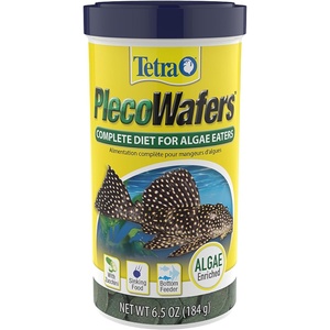 Tetra PlecoWafers 86 Grams, Nutritionally Balanced Fish Food For Algae Eaters , 3.03 Ounce (Pack of 1)(6.5 Ounce (Pack of 1))