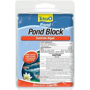 Tetra Pond Block 4 Count, Controls Algae Growth In Ornamental Fish Ponds (16735)(1)