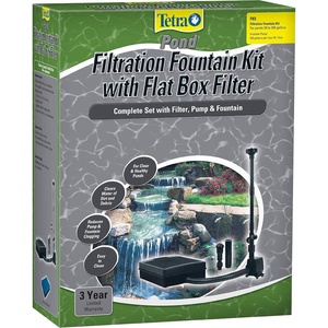 Tetra Pond Filtration Fountain Kit, Includes 3 Fountain Attachments(75 to 250 gal)