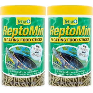 Tetra ReptoMin Floating Food Sticks, Food for Aquatic Turtles, Newts and Frogs, 10.59 oz (Pack of 1)(3.7 Ounce (Pack of 2))